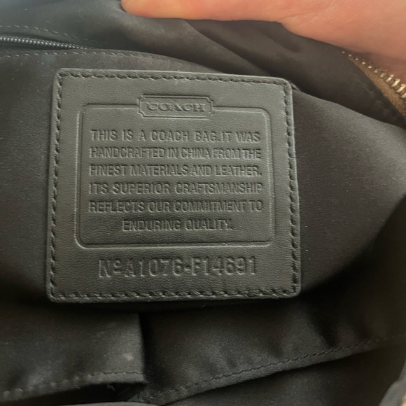 Coach Brown Signature Shoulder Bag - Picture 12 of 14